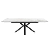 Vida White Extending Dining Table - Pendle Village Furniture